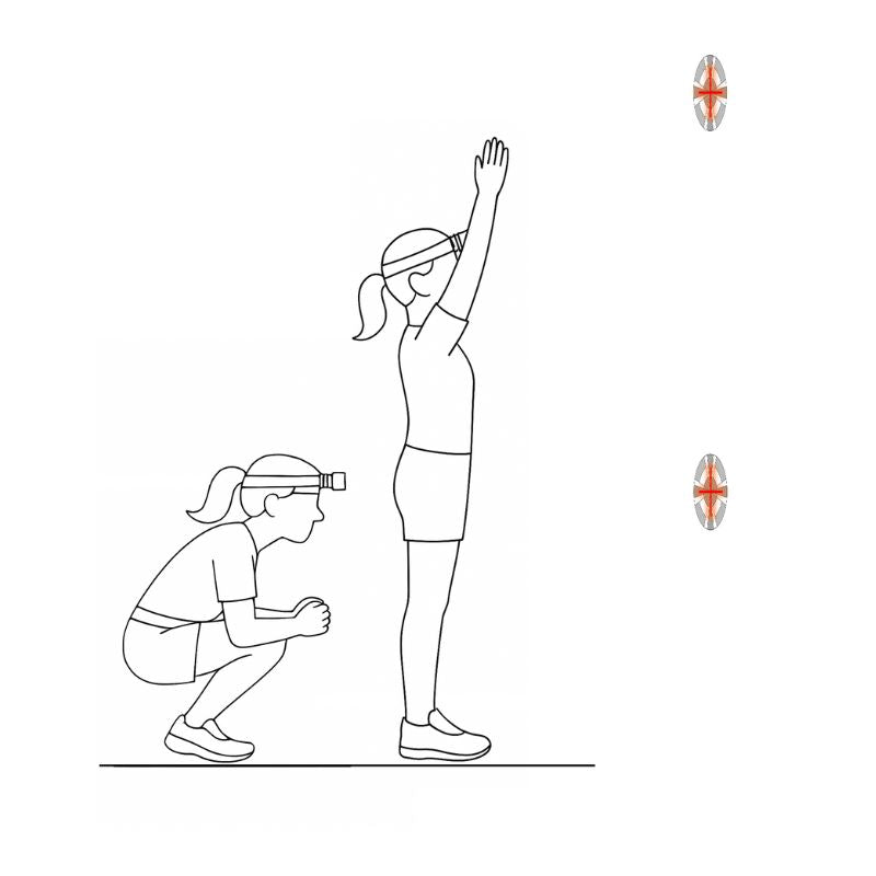 Position illustration: Low Duck High Reach