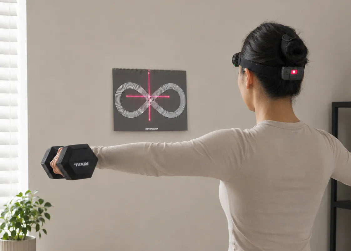 HeadX Kross laser-guided rehabilitation system.