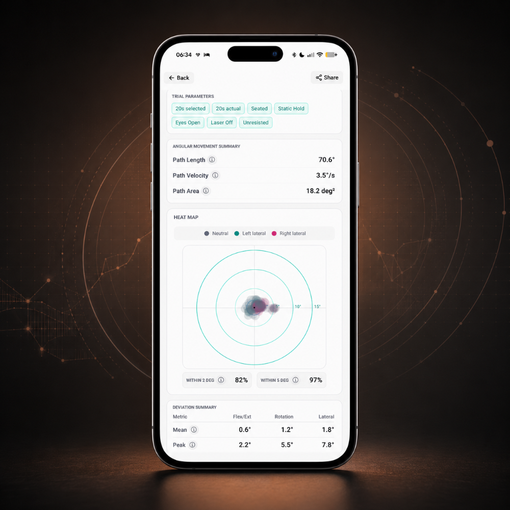 Smartphone displaying a detailed application interface on a dark background