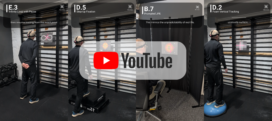 HeadX cervical motor control exercise videos on YouTube.