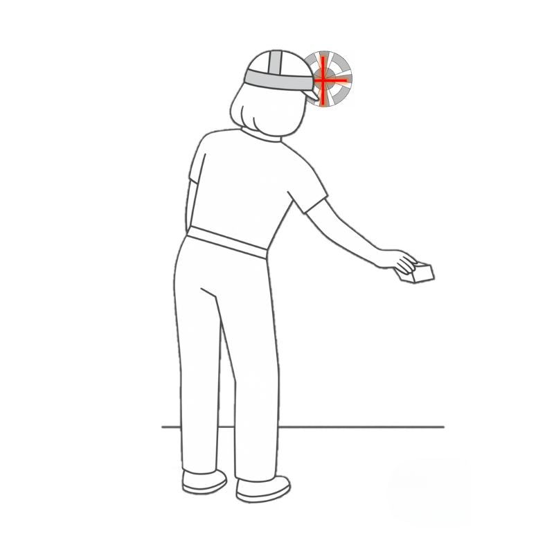 Position illustration: Reach with Fixation