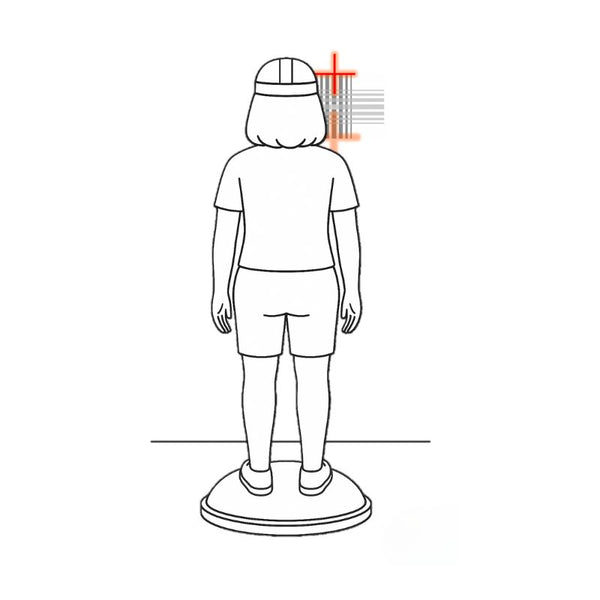 Position illustration: Foam Vertical Tracking